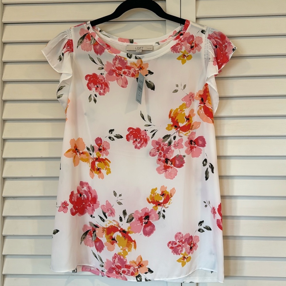 NWT Pretty Loft Blouse